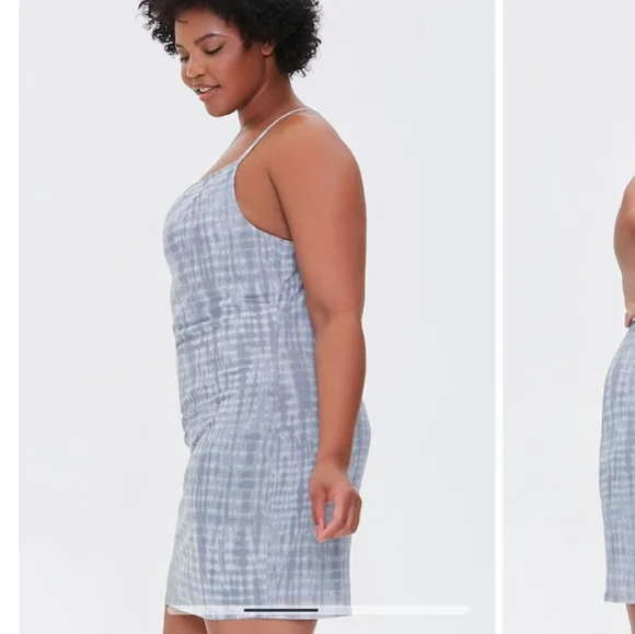 DONATED NWT Forever 21+ tie-dye mini dress - Picture 4 of 4